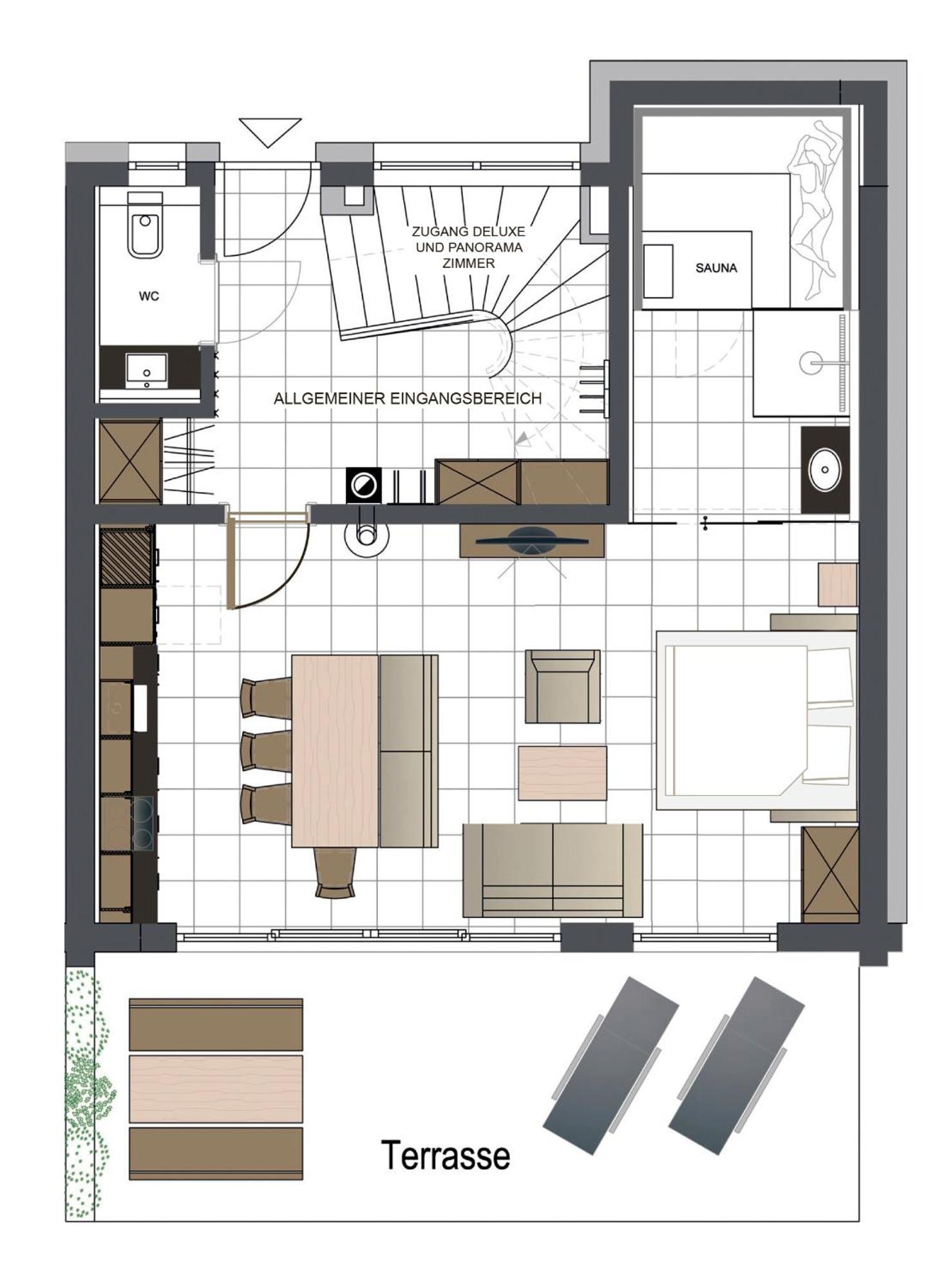 Chalet Stuibenfall Niederthai 엄하우젠 객실 사진